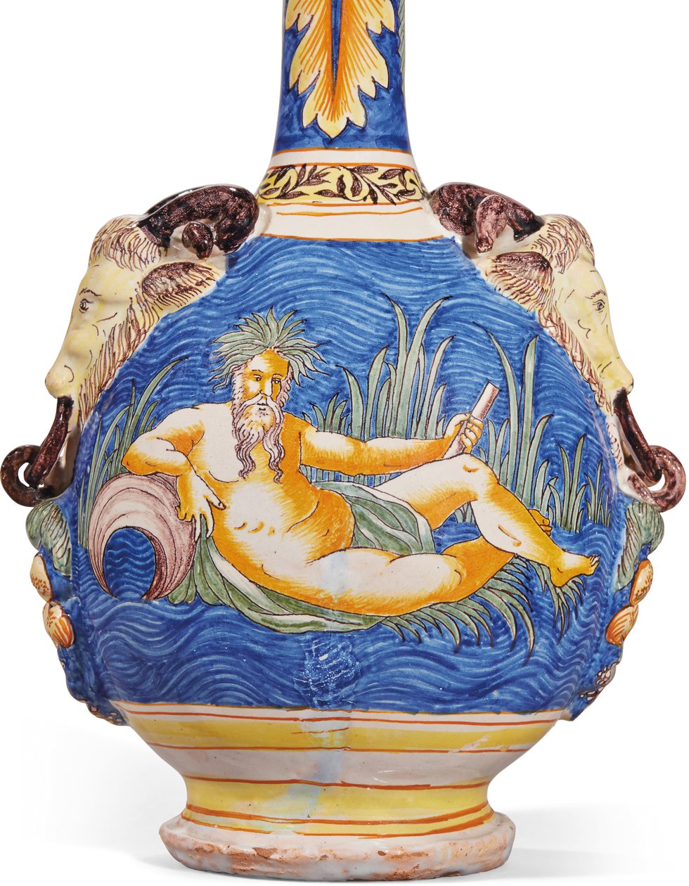 Jeden z páru dvou tykví, Nevers, kolem 1680-1700 od French School