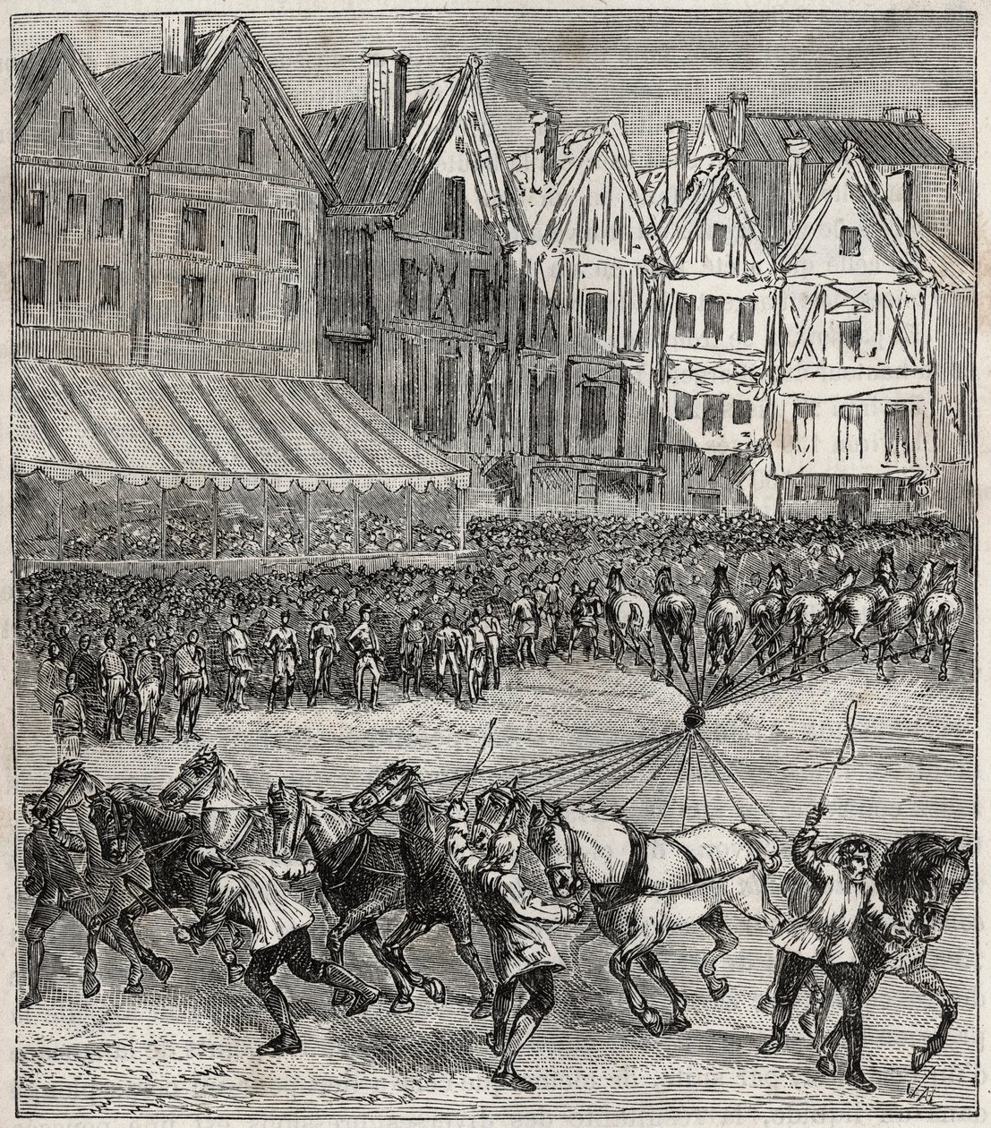 Otto von Guericke Magdeburský experiment s polokoulemi, který prokázal atmosférický tlak - Zkušenosti Otto von Guerickeho (Otto de Guericke od French School