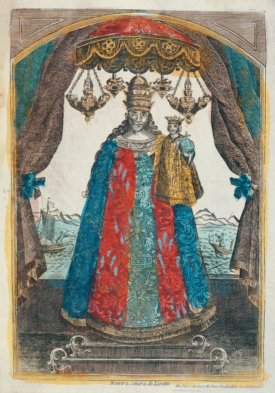 Panny Marie Loretské, konec 18. století od French School