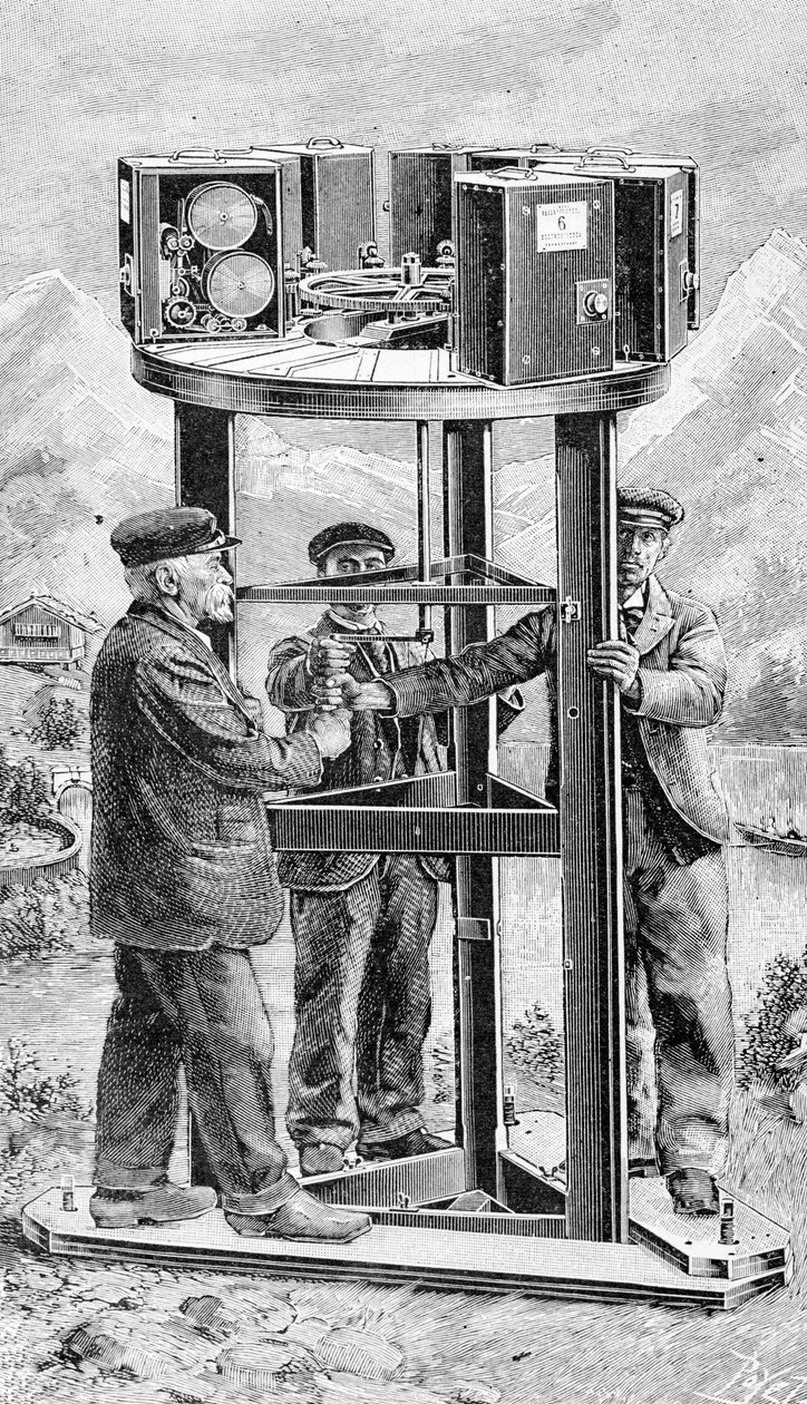 Panoramatické kino, 1896 od French School