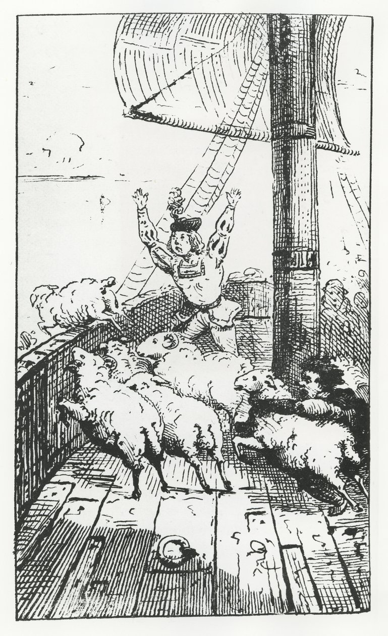 Panurgova ovce, ilustrace z 