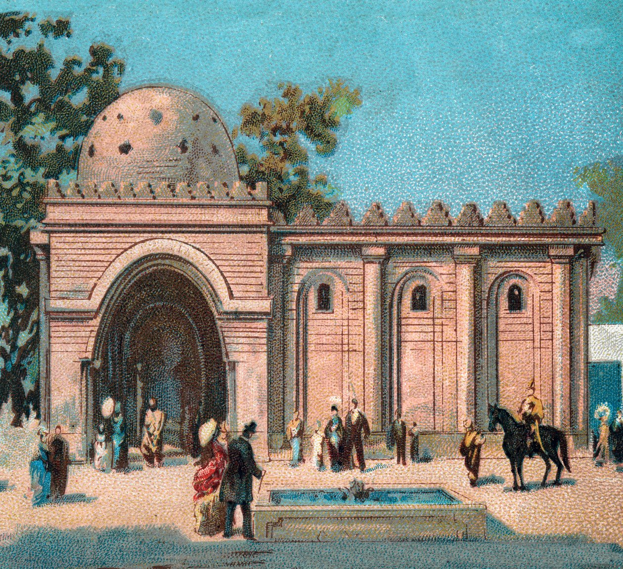 Paříž. Univerzální výstava 1889: Persan Pavillon. od French School