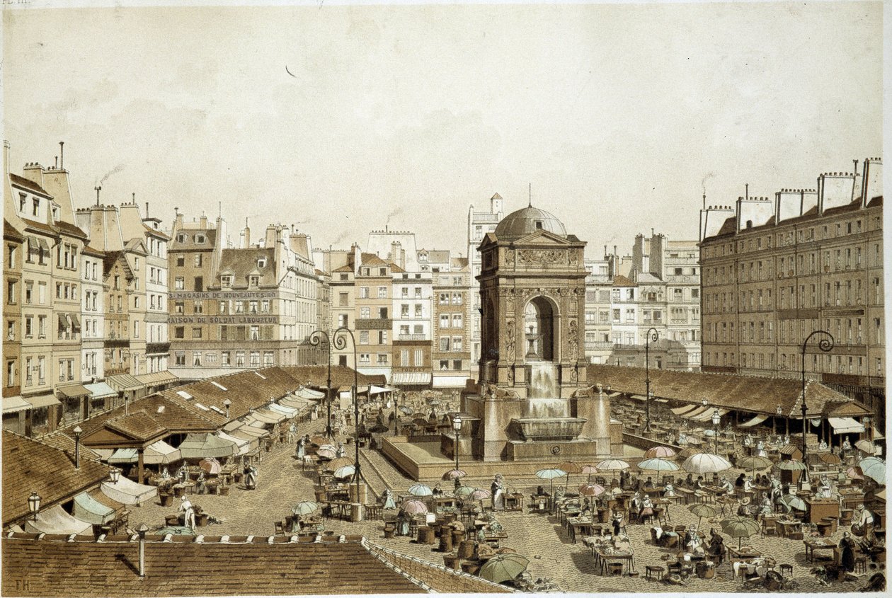 Paříž, Marché a Fontána neviňátek od French School