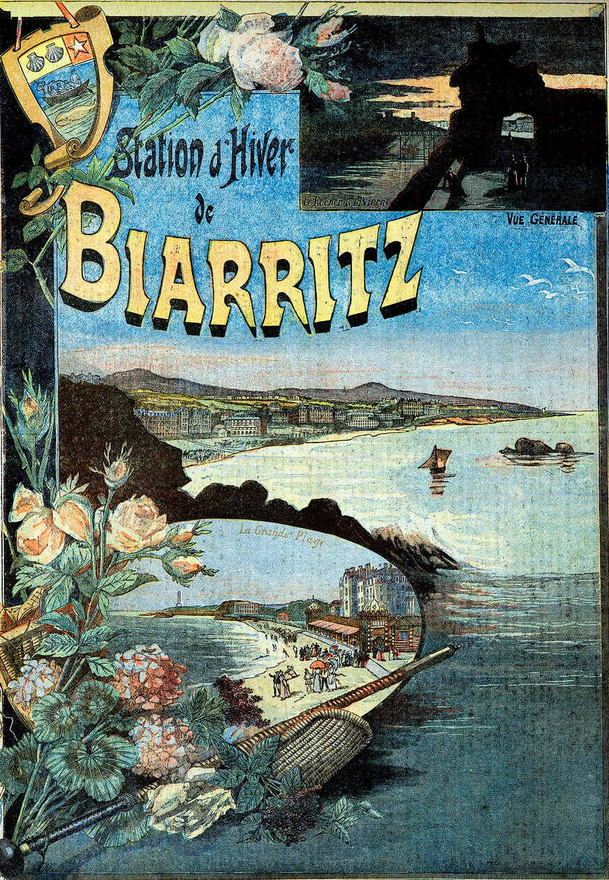 Paříž do Orleans Railway Company (PO) - Zimní nádraží Biarritz od French School