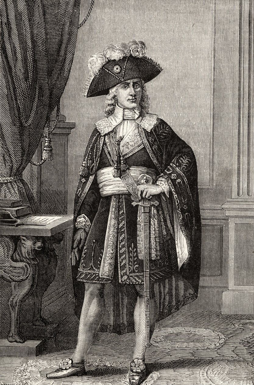 Paul Francois Nicolas, Vicomte de Barras, z „Histoire de la Revolution Francaise“ od Louise Blanca (1811-82) od French School