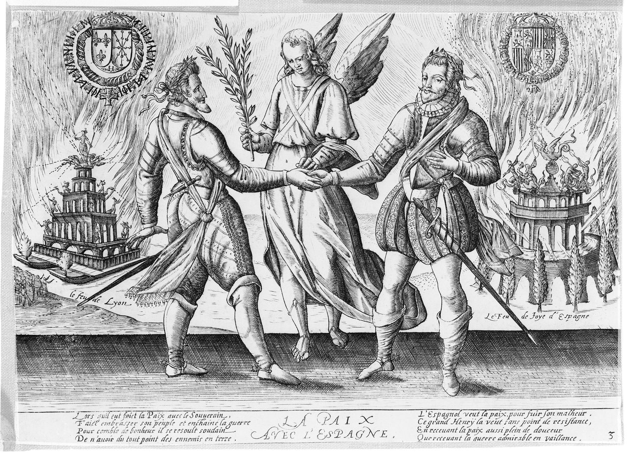 Mír se Španělskem, 1598 od French School