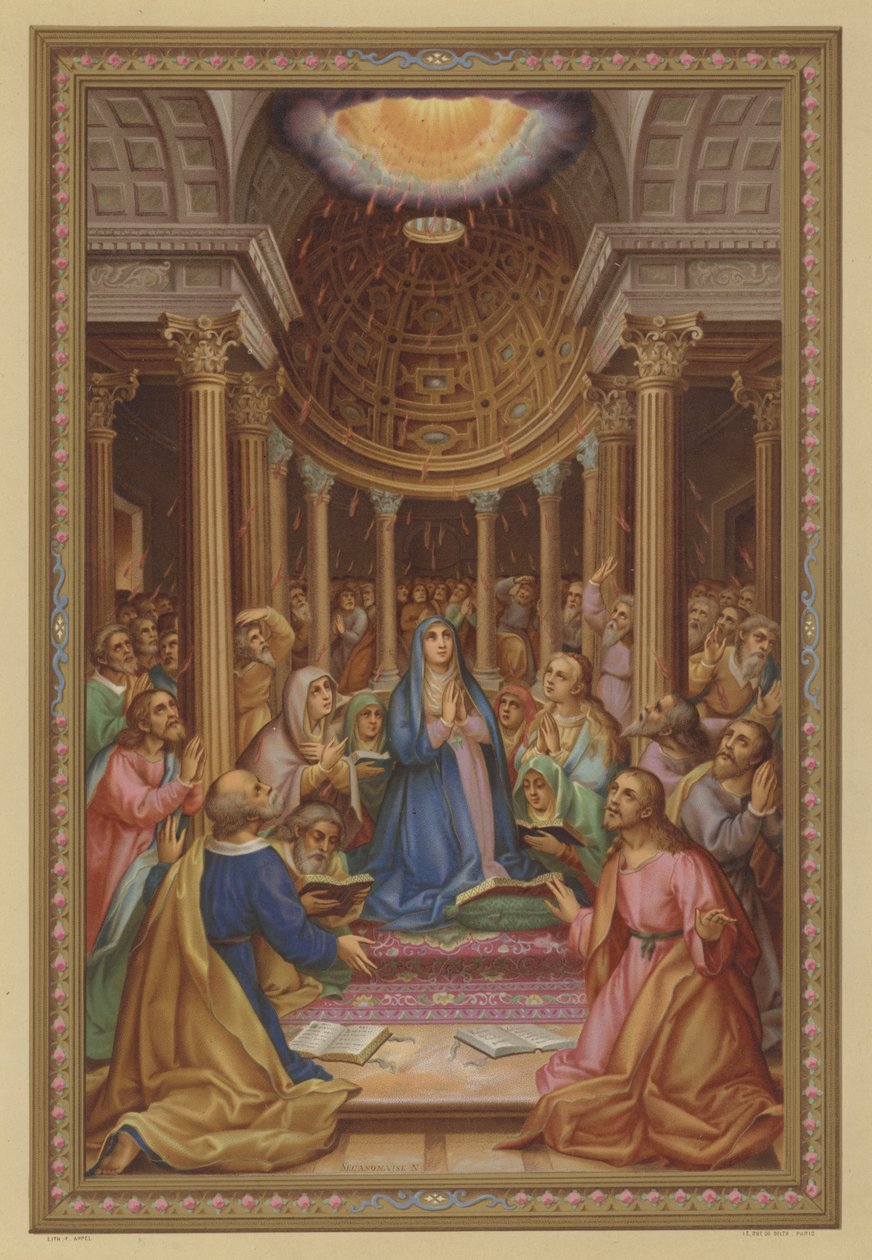 Letnice (chromolit) od French School