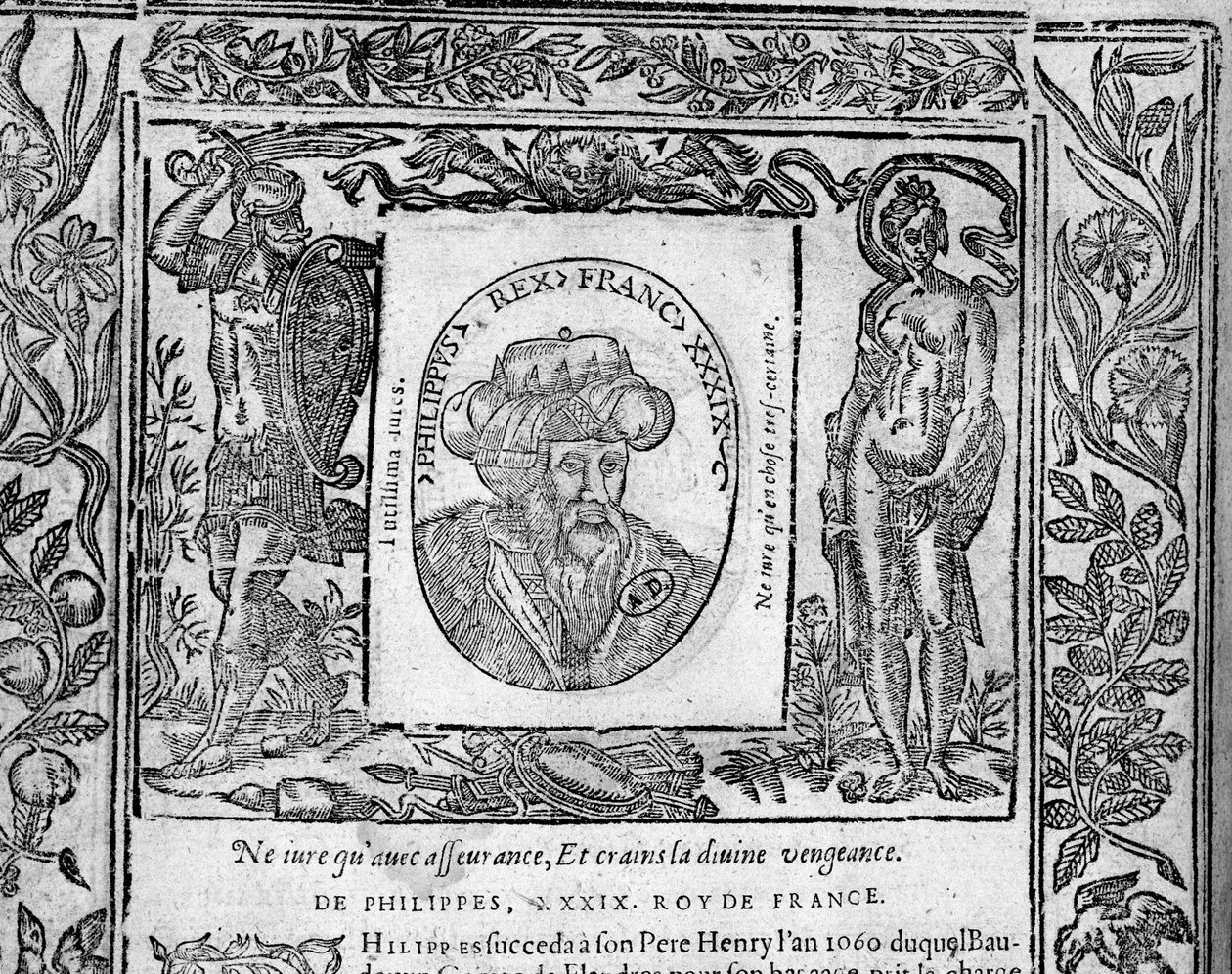 Philippe 1er - v "" Portréty králů Francie "" od French School