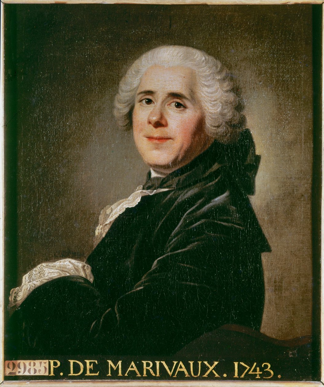 Pierre Carlet de Marivaux, francouzský dramatik a spisovatel ... od French School