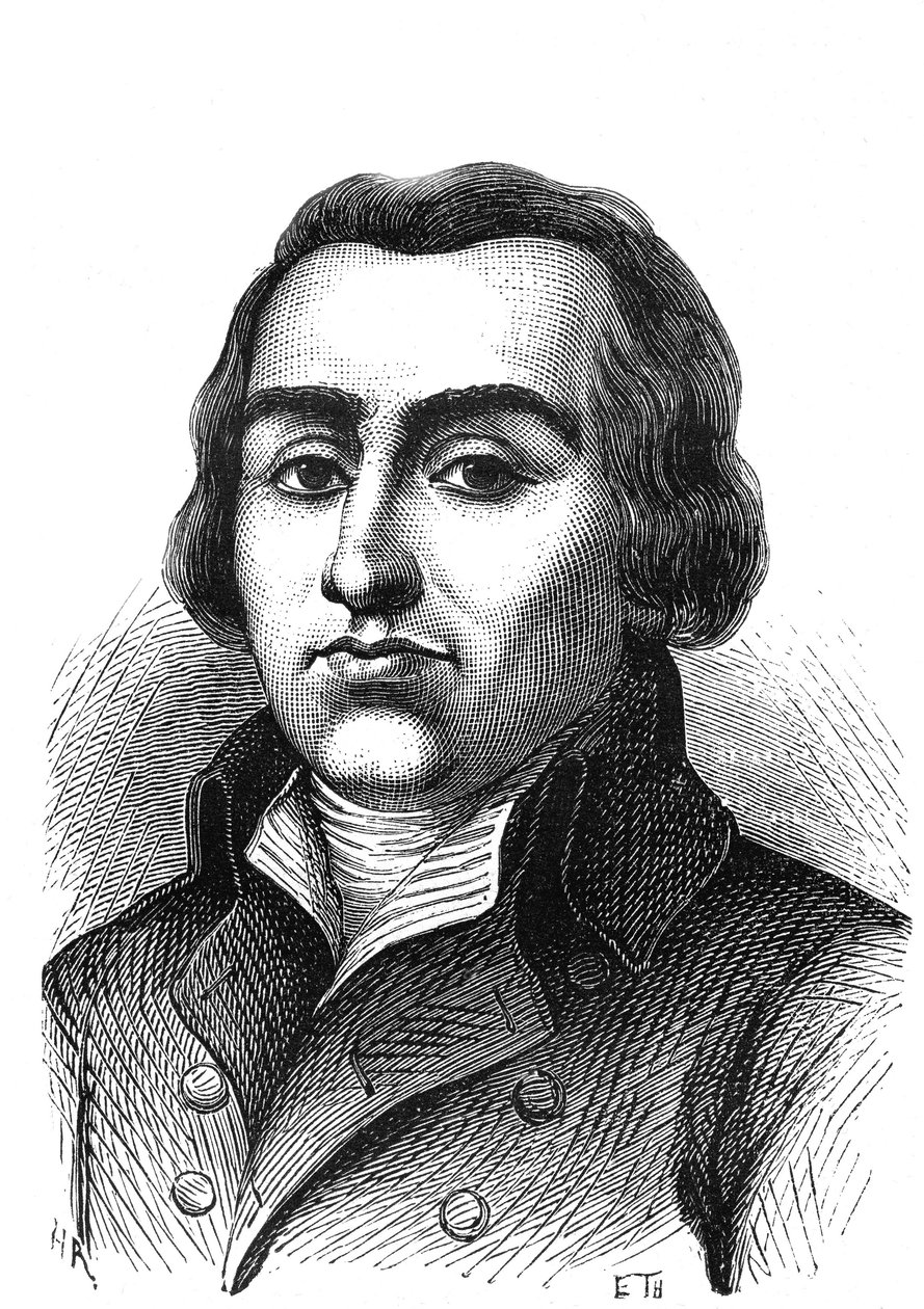 Pierre Joseph CAMBON (1756-1820), vyjednávač na plátně a zástupce na Národním shromáždění - rytina 1864 od French School