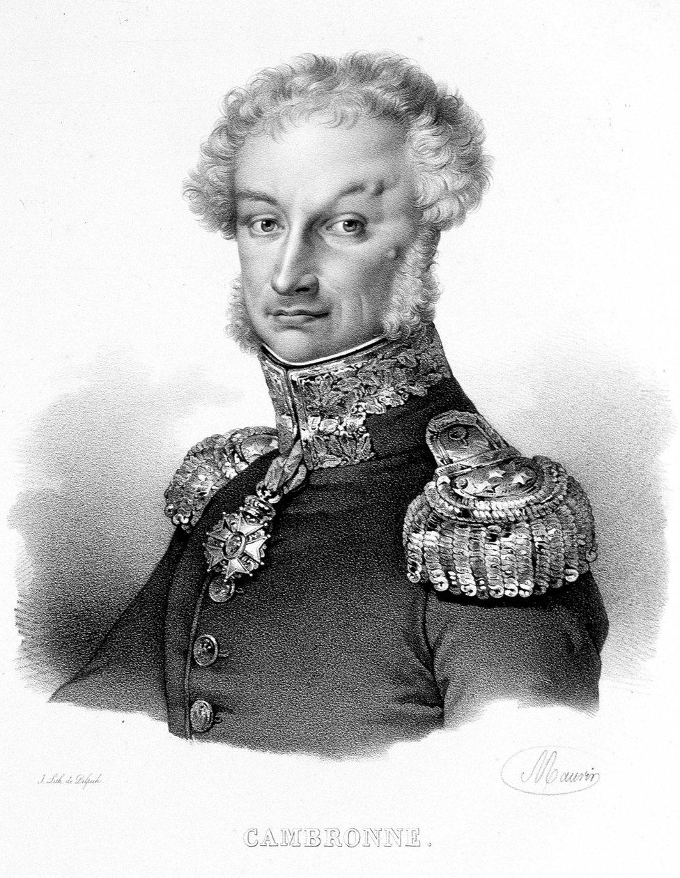 Pierre, vikomt Cambronne, francouzský generál (1770-1842). od French School