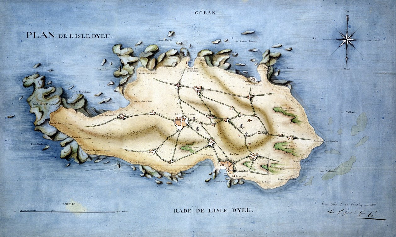 Plán ostrova Ile d