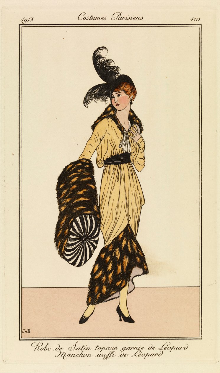 Deska 110 z knihy "Costumes Parisiens od French School