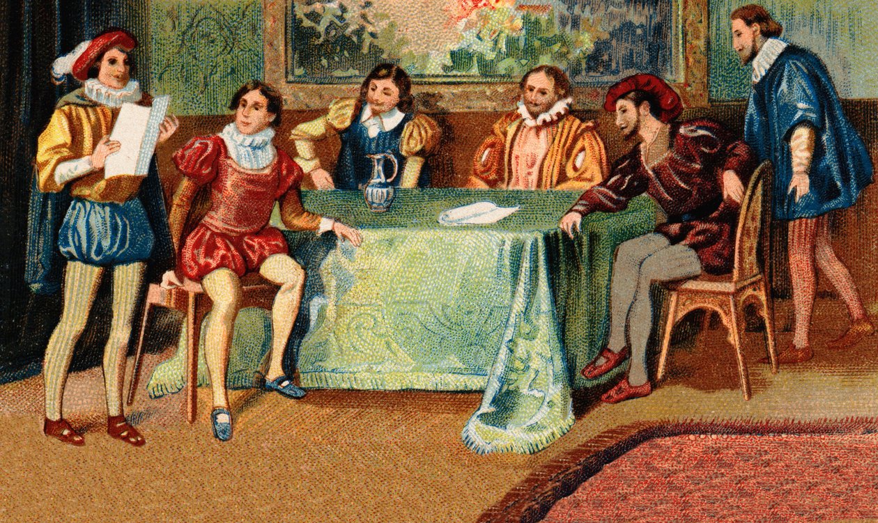 Plejády u Ronsarda. Básníci Joachim du Bellay (1522-1560), Jean Antoine de Baif (1532-1589), Jean Dorat (Auratus vlastním jménem Jean Dinemandi od French School