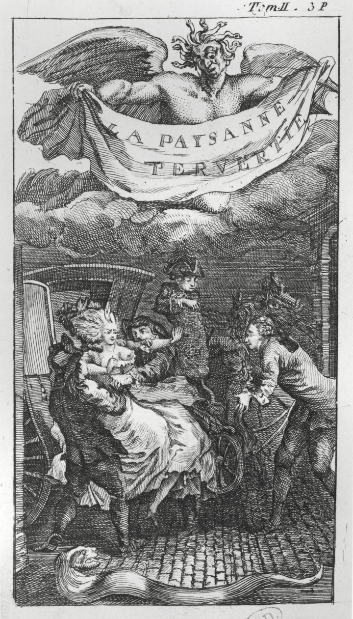 Báseň na hudbu Jean Antoine de Baif (1532-89) (rytina) (čb foto) od French School