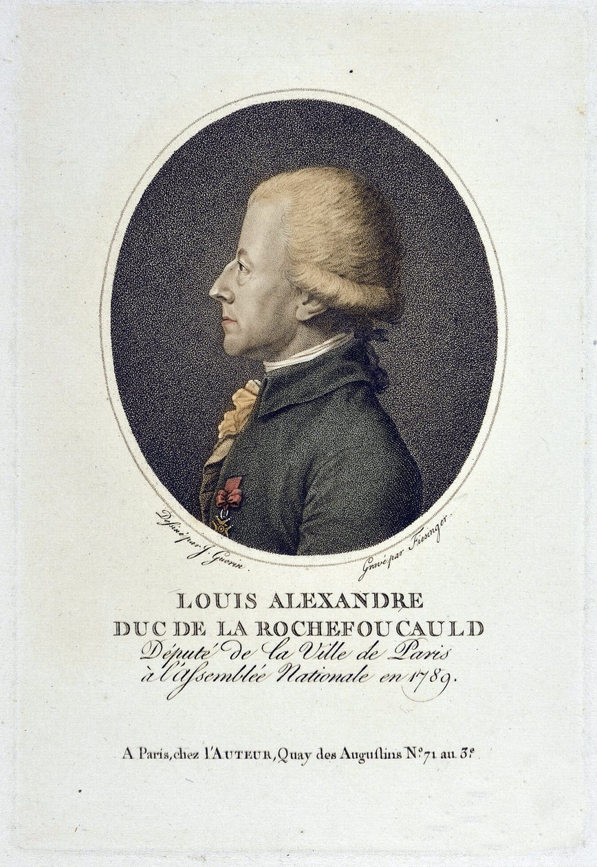 Portrét Louis Alexandre de la Rochefoucauld, vévoda z Enville (D