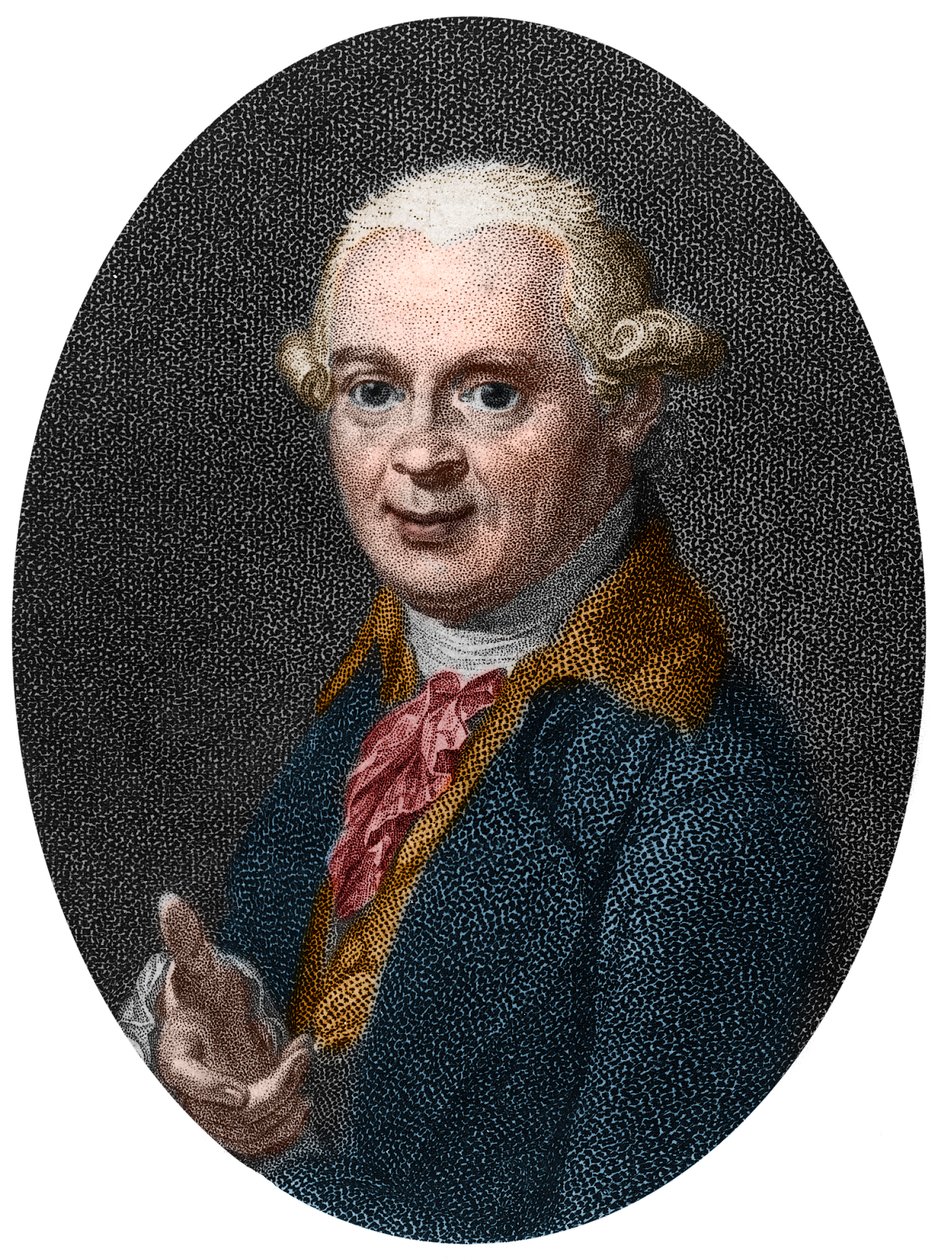 Portrét Abrahama Gottloba Wernera (1750-1817), německého geologa od French School