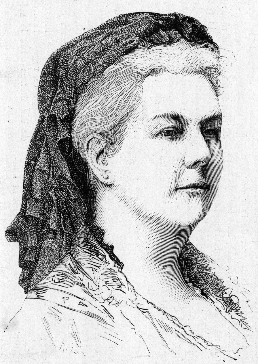 Portrét Aglae Massart (1827-1887), profesorky hudby na pařížské konzervatoři. od French School