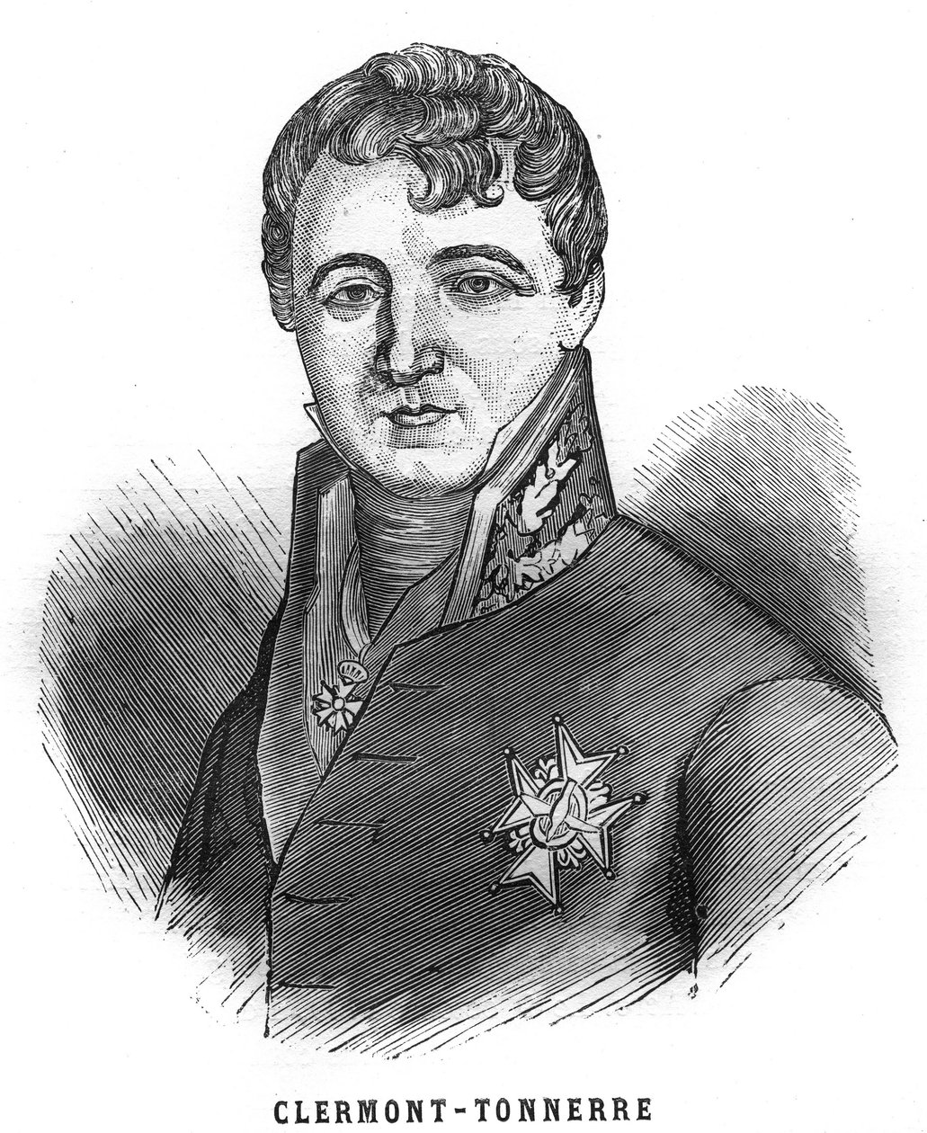 Portrét Aime Marie Gaspard de Clermont-Tonnerre (Clermont Tonnerre od French School