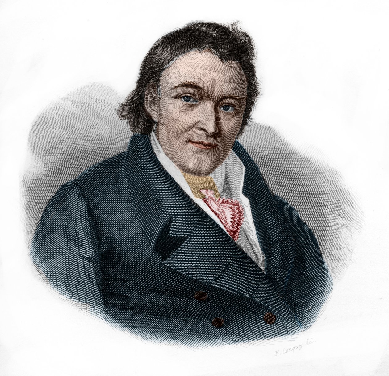 Portrét Aloyse Senefeldera (1771-1834) německý herec a dramatik. od French School