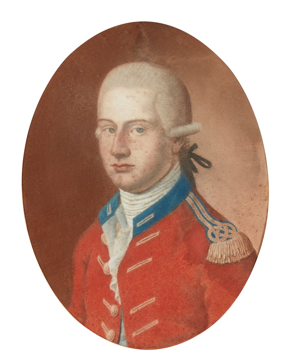 Portrét důstojníka (pastel) od French School