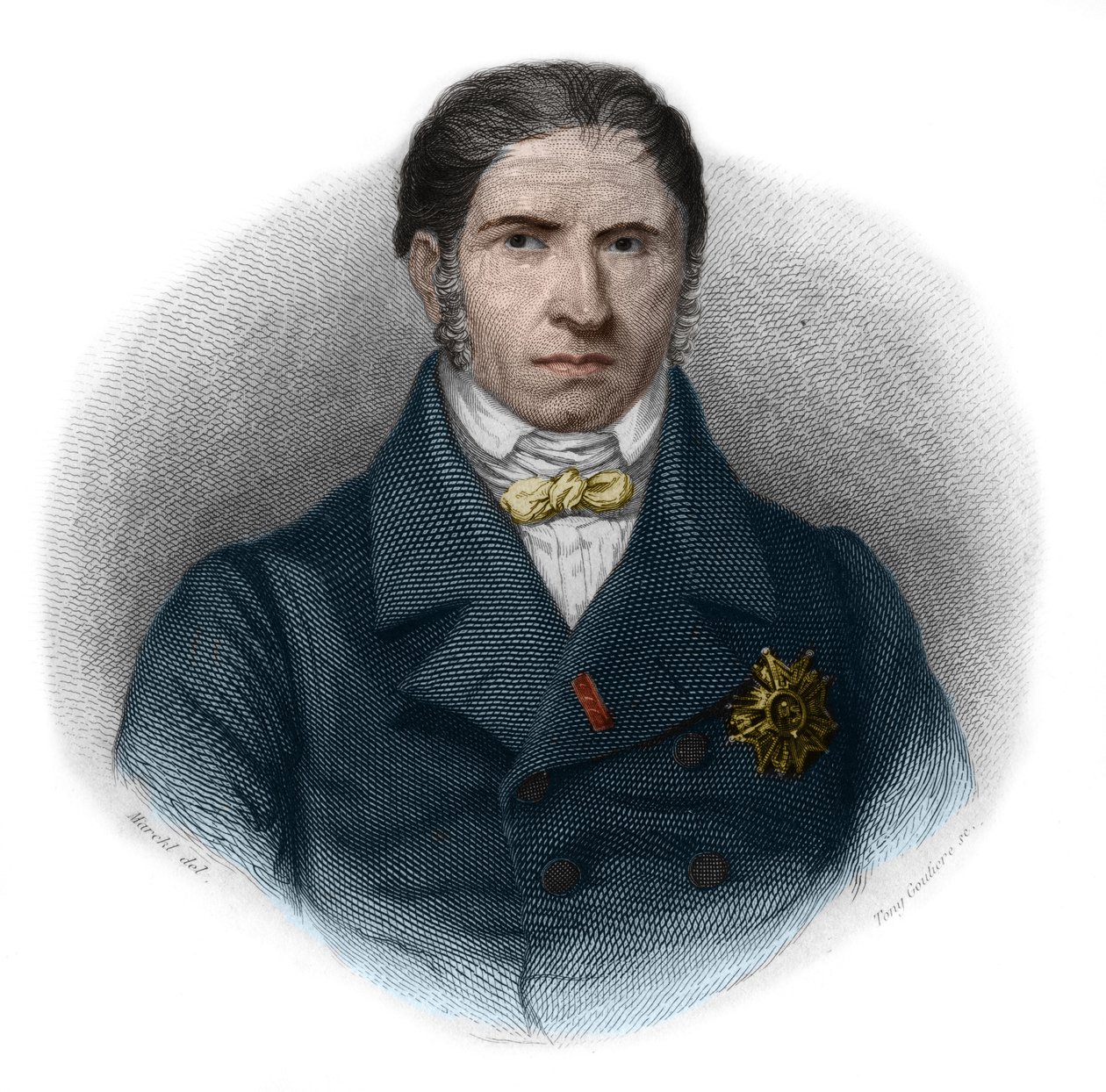 Portrét Andre Marie Jean Jacques (Jean-Jacques) Dupin (1783-1865) (zvaný Dupin starší (Dupin aine), francouzský advokát a politik. Soukromá sbírka. od French School