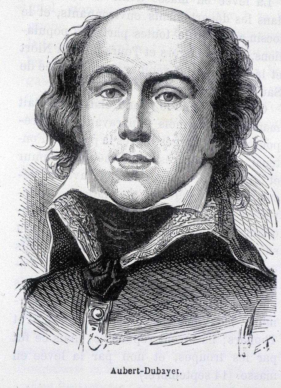 Portrét Annibala Auberta Dubayeta (1759-1797), vojáka a politika francouzské revoluce - v „“L