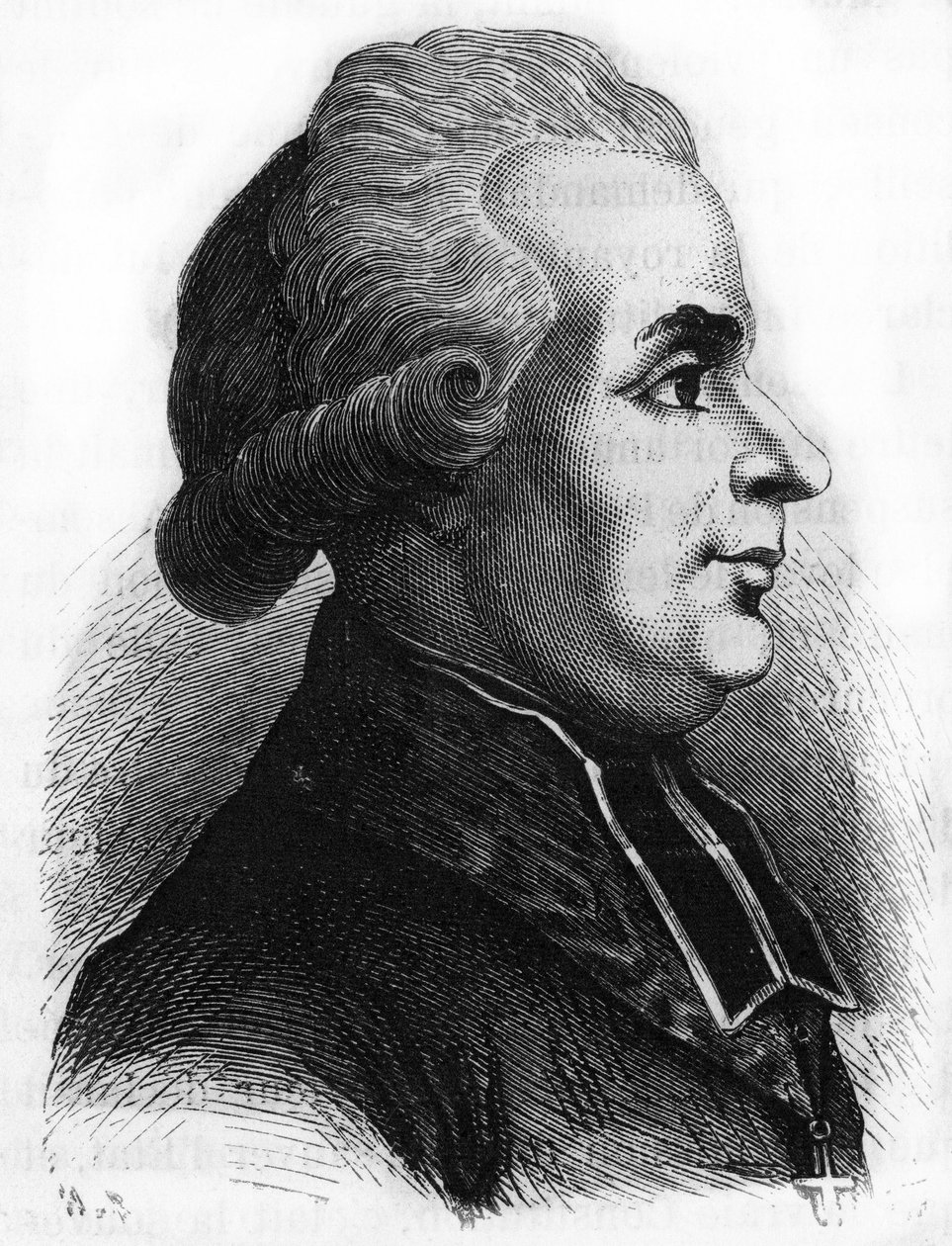 Portrét Antoine-Adriena (Antoine Adrien) Lamoureux (1742-1794) Francouzský lazaristický náboženský politik Francouzské revoluce. od French School