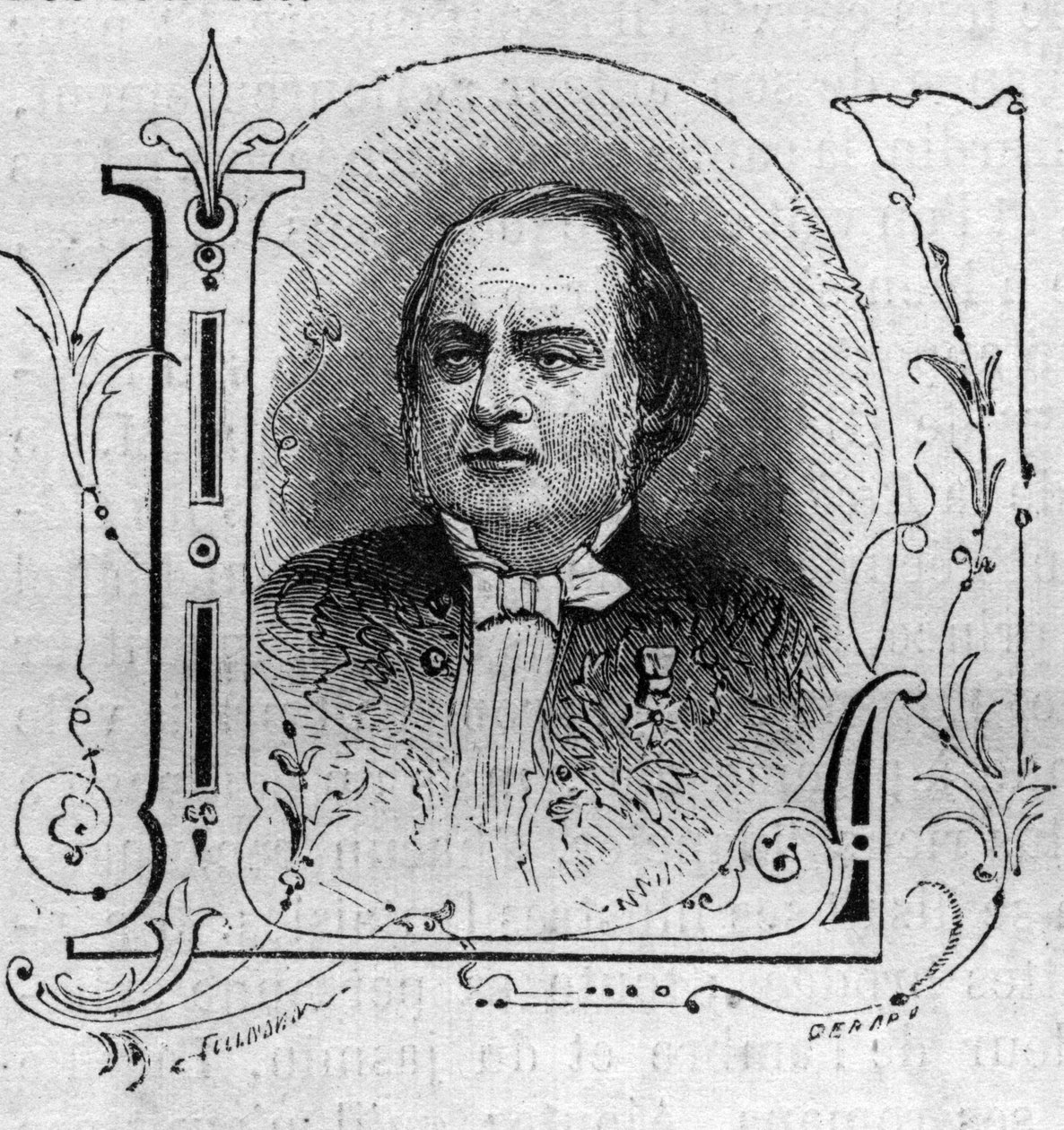 Portrét Antonína Louise Clapissona (1808-1866), francouzského skladatele. od French School