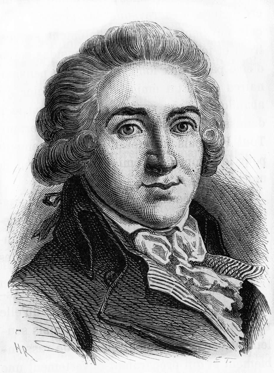 Portrét Armanda Gensonna (1758 - 1793), zástupce konventu. Rytina z konce 19. století. od French School