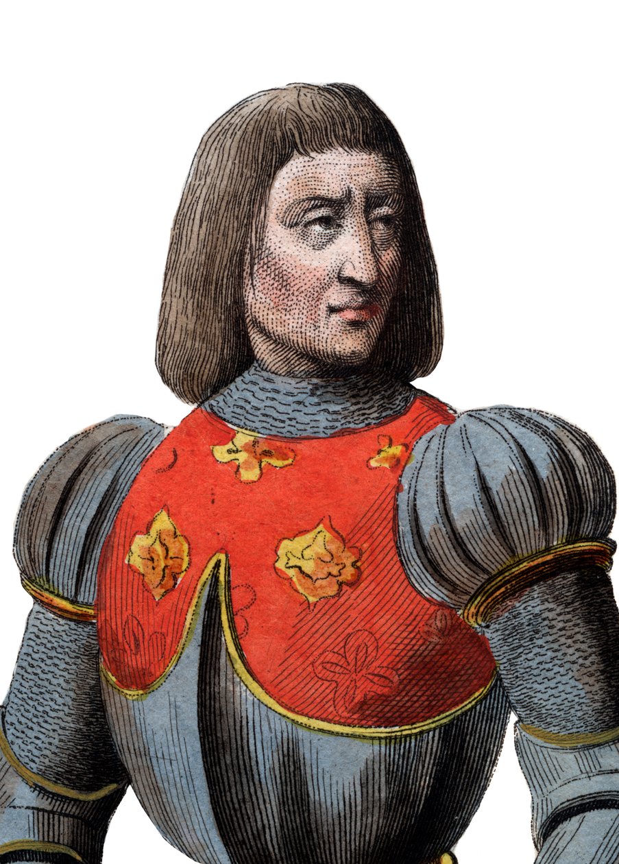 Portrét bretaňského vévody Artura III. (1393-1458), francouzského konstábla. od French School