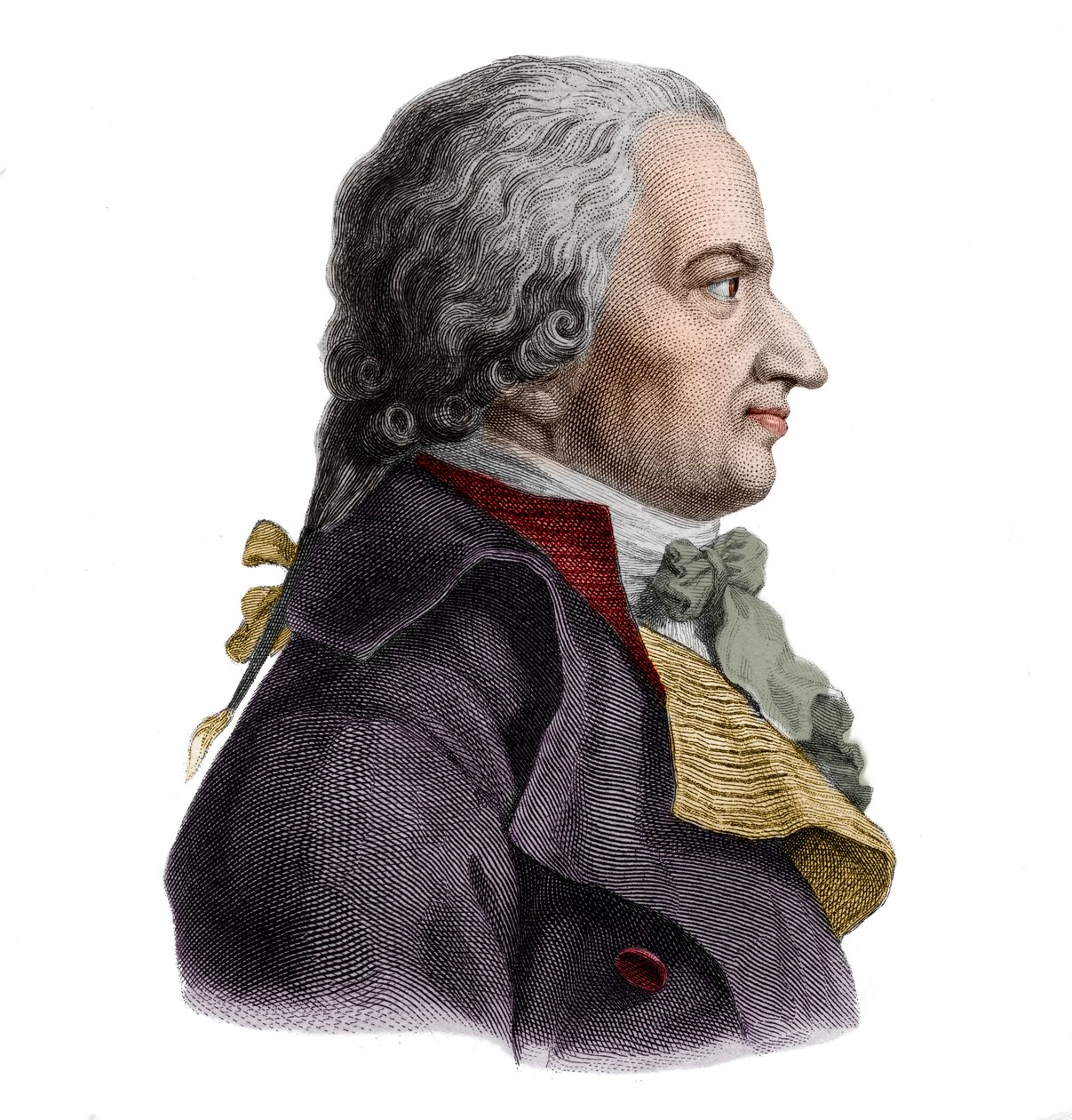 Portrét Bernta Ankera (1746-1805) norského rejdaře. od French School