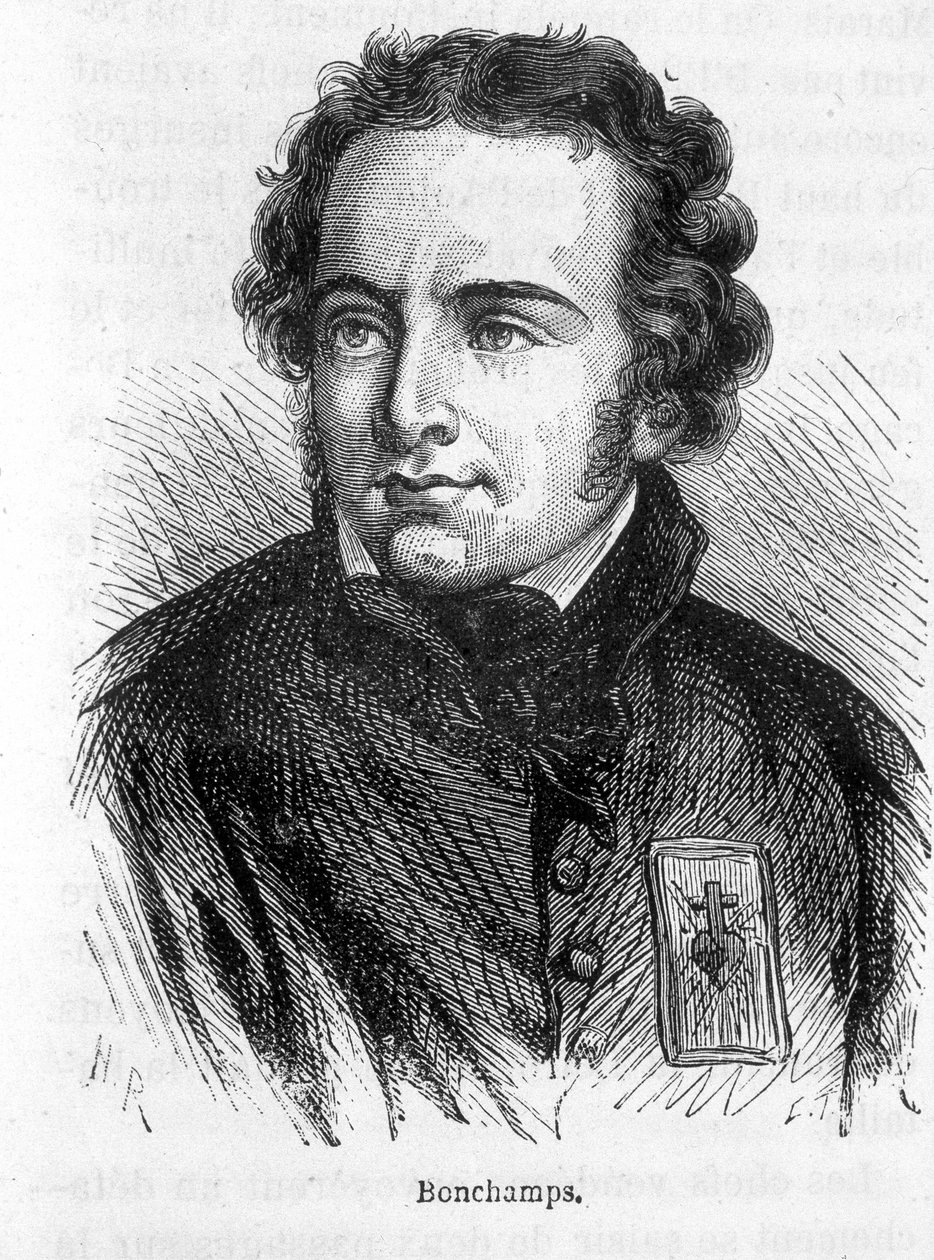 Portrét Bonchamps - v „Dějinách Francie““ od Henriho Martina od French School