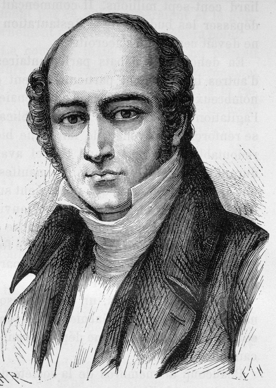 Portrét Camille Hyacinthe Odilona Barrota (1791-1873), francouzského politika - v „“L’Histoire de France““ od Henriho Martina od French School