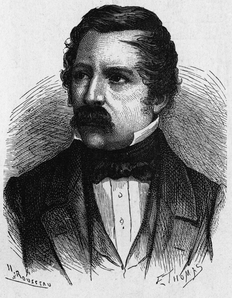 Portrét Carla (Karla) Augusta von Steinheila (1801-1870), německého fyzika, vynálezce v oboru telegrafie - v „“ Album of Science; věhlasní vědci; Velké objevy “”” 1896 od French School