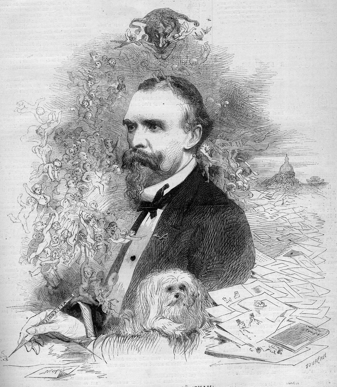 Portrét Chama (Amedee Comte de Noe dit od French School