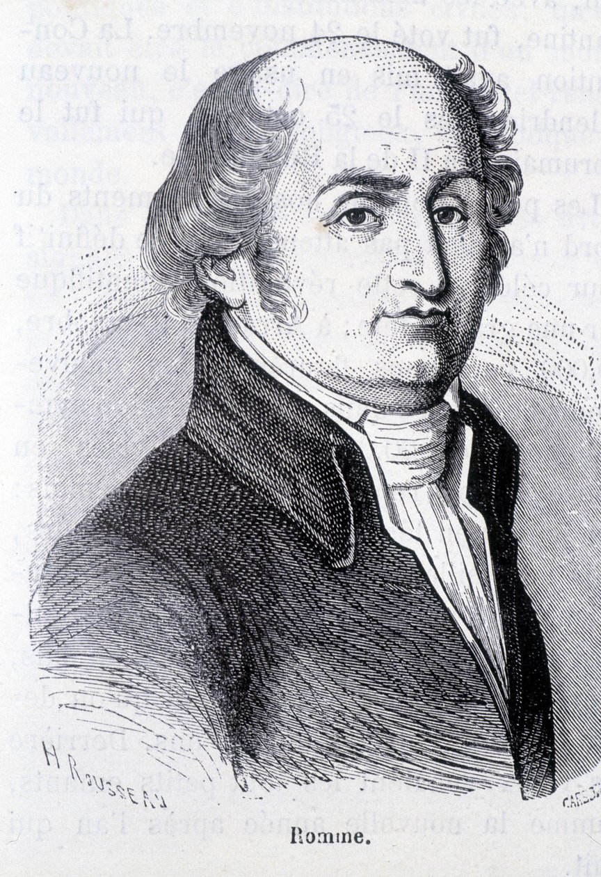 Portrét Charlese Gilberta Romma, francouzského politika (1750-1795) - v "" L