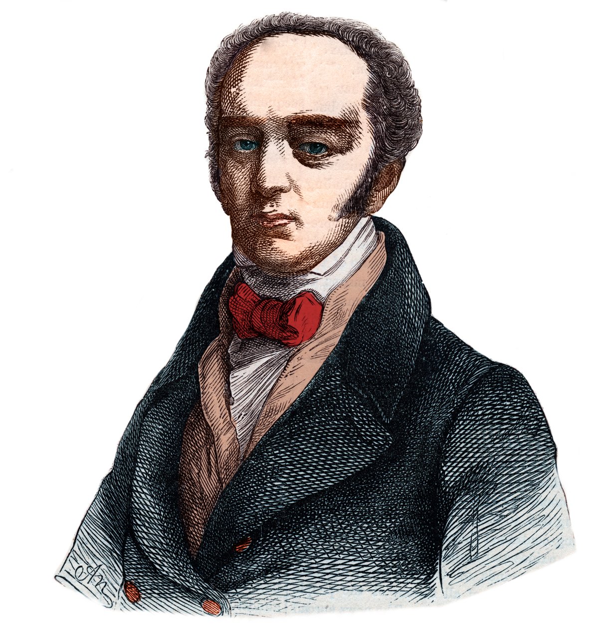 Portrét Charlese Greye, 2. Earl Graye (1764-1845) anglického whiga (liberálního) politika. od French School