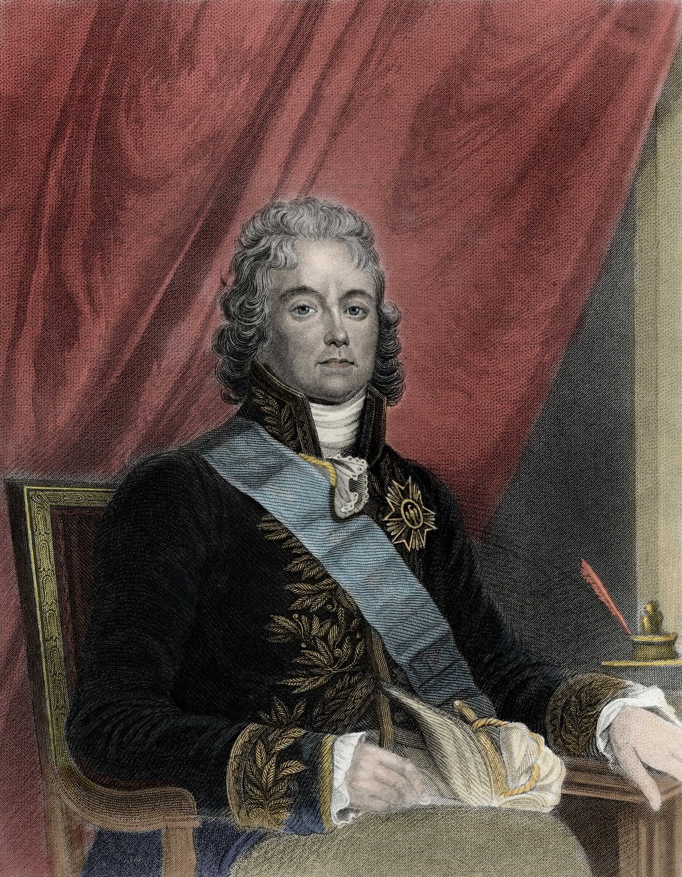 Portrét Charlese Maurice de Talleyrand Perigord (1754-1838), francouzského politika. od French School