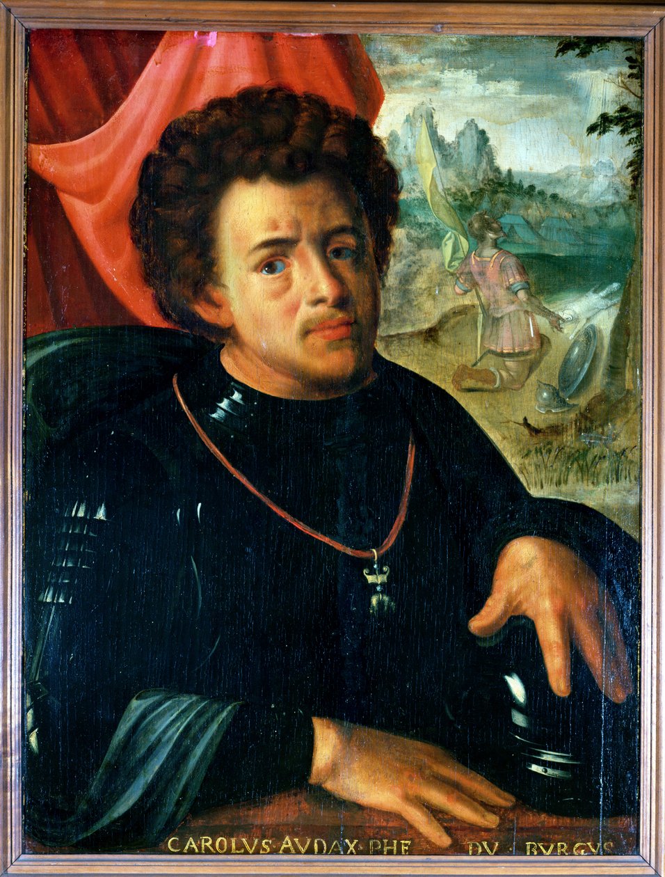 Portrét Karla Smělého, vévody burgundského (1433-77), od French School