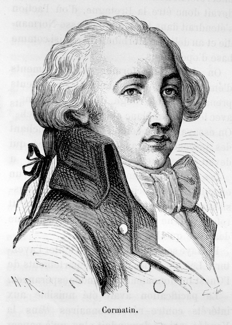 Portrét Cormatina, jednoho z kuchařů chouannerie (1750-1812) - v "" L