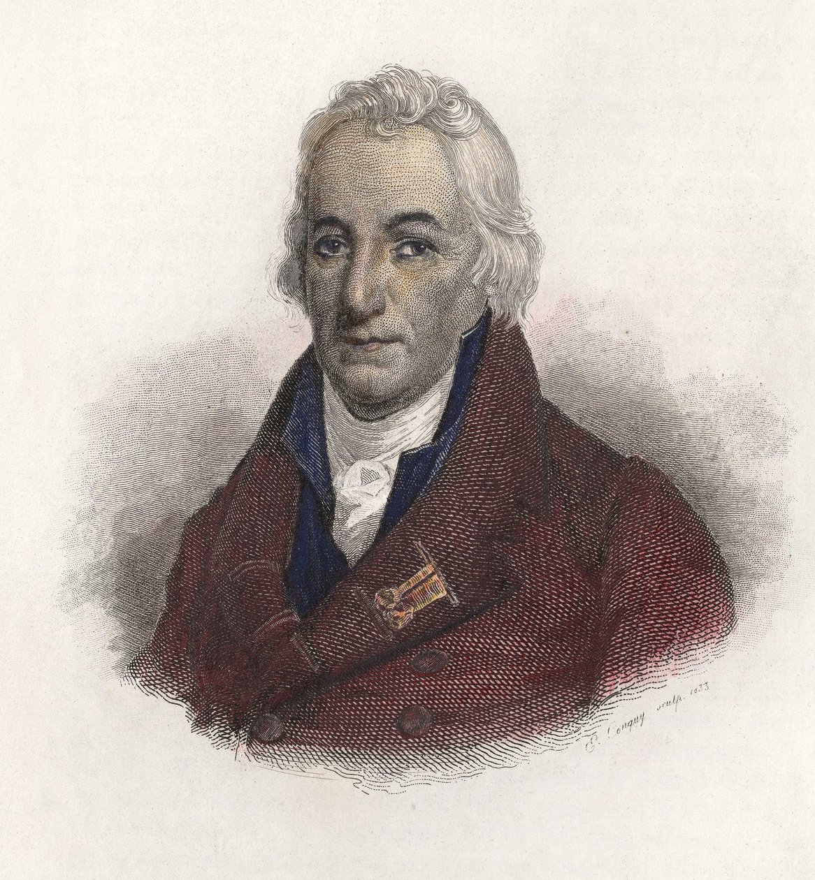 Portrét hraběte Clauda Bertholleta (1748-1822), francouzského chemika. v „Užitečné portréty Hommes“ od French School