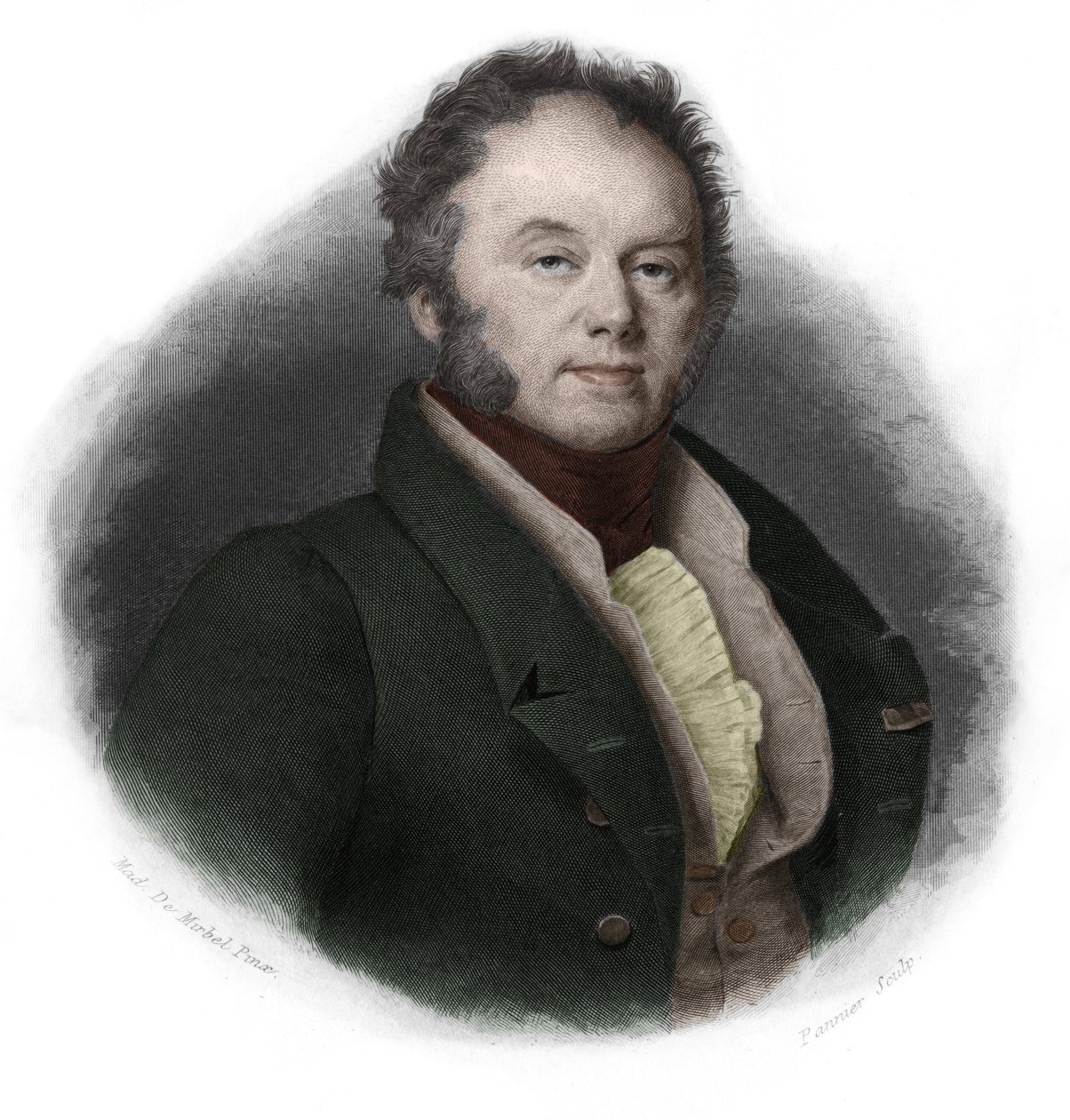 Portrét Edouarda, vévody z Fitz-James (Fitz James) (1776-1838), francouzského politika. v „“ LIBRE DES SPEAKERS““ od Louise de Cormenina Timona. 1842. Soukromá sbírka. od French School