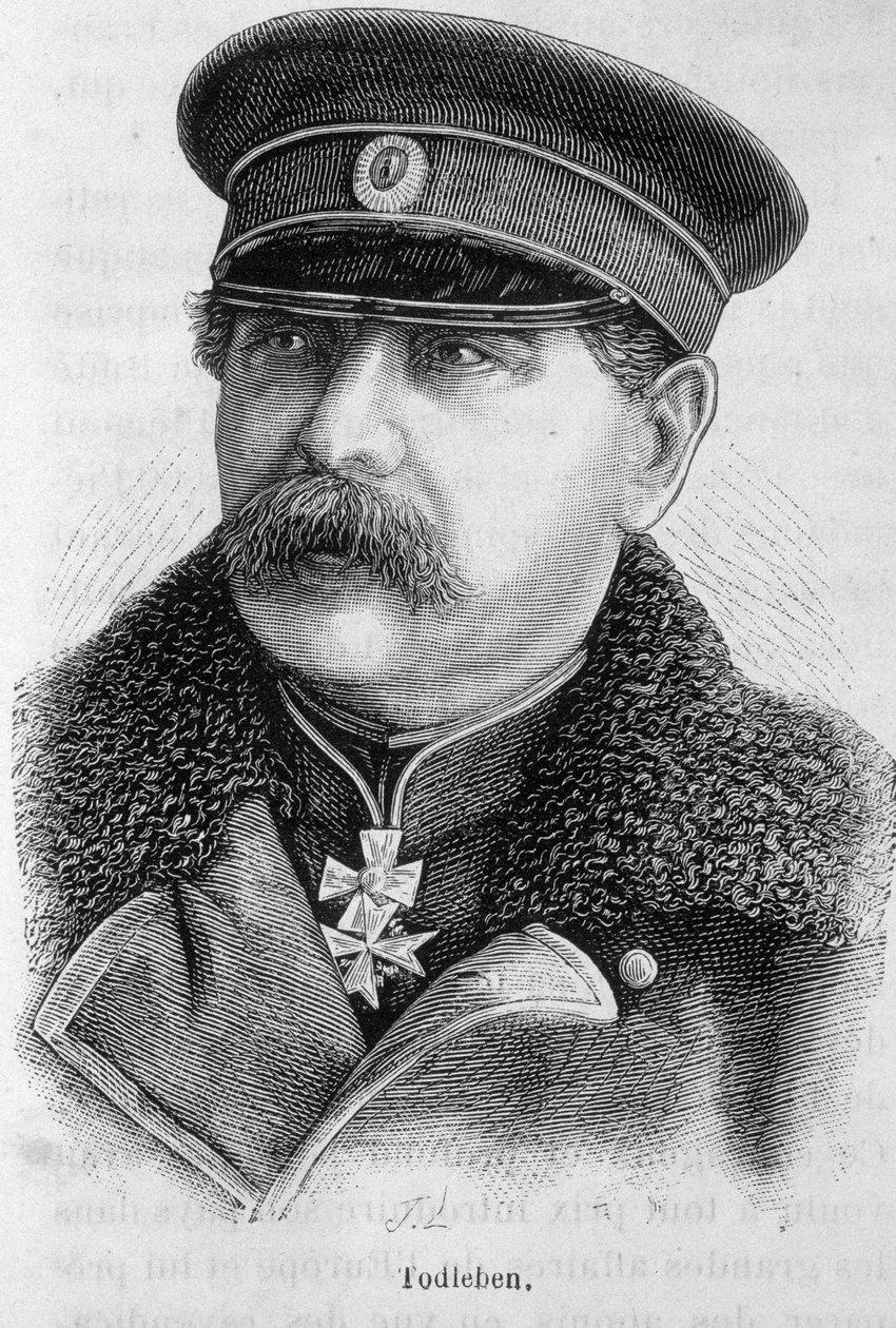 Portrét Edouarda Ivanoviče Totlebena (nebo Todlebena) od French School
