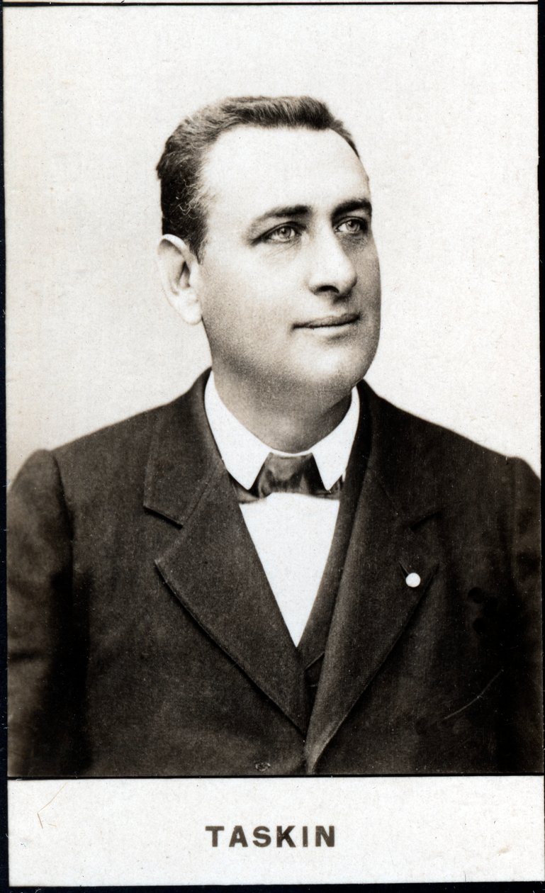 Portrét Emile Alexandre Taskin (1853-1897), francouzský operní barytonista od French School