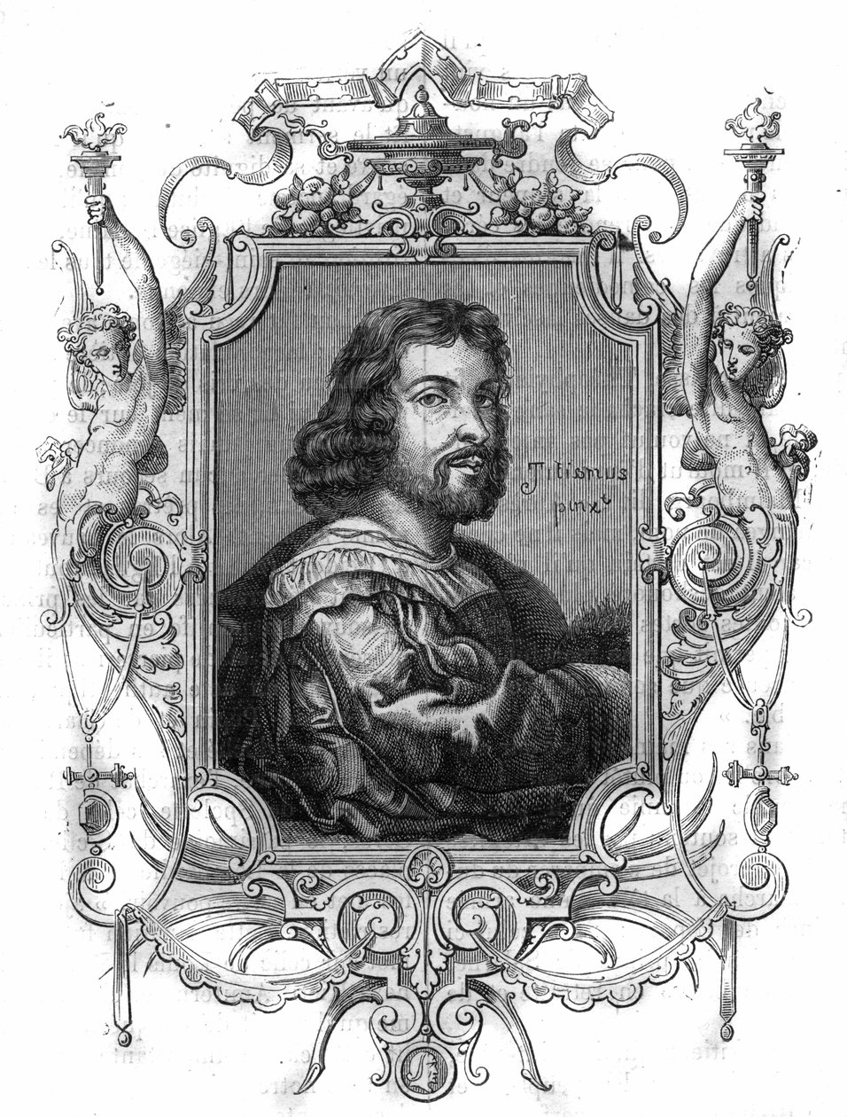 Portrét císaře Otty I. z Germanie, známého jako Veliký (Otton, 912-973). Rytina do „Historie papežů-králů-královen-a-císařů v průběhu staletí““ od Maurice Lachatre od French School