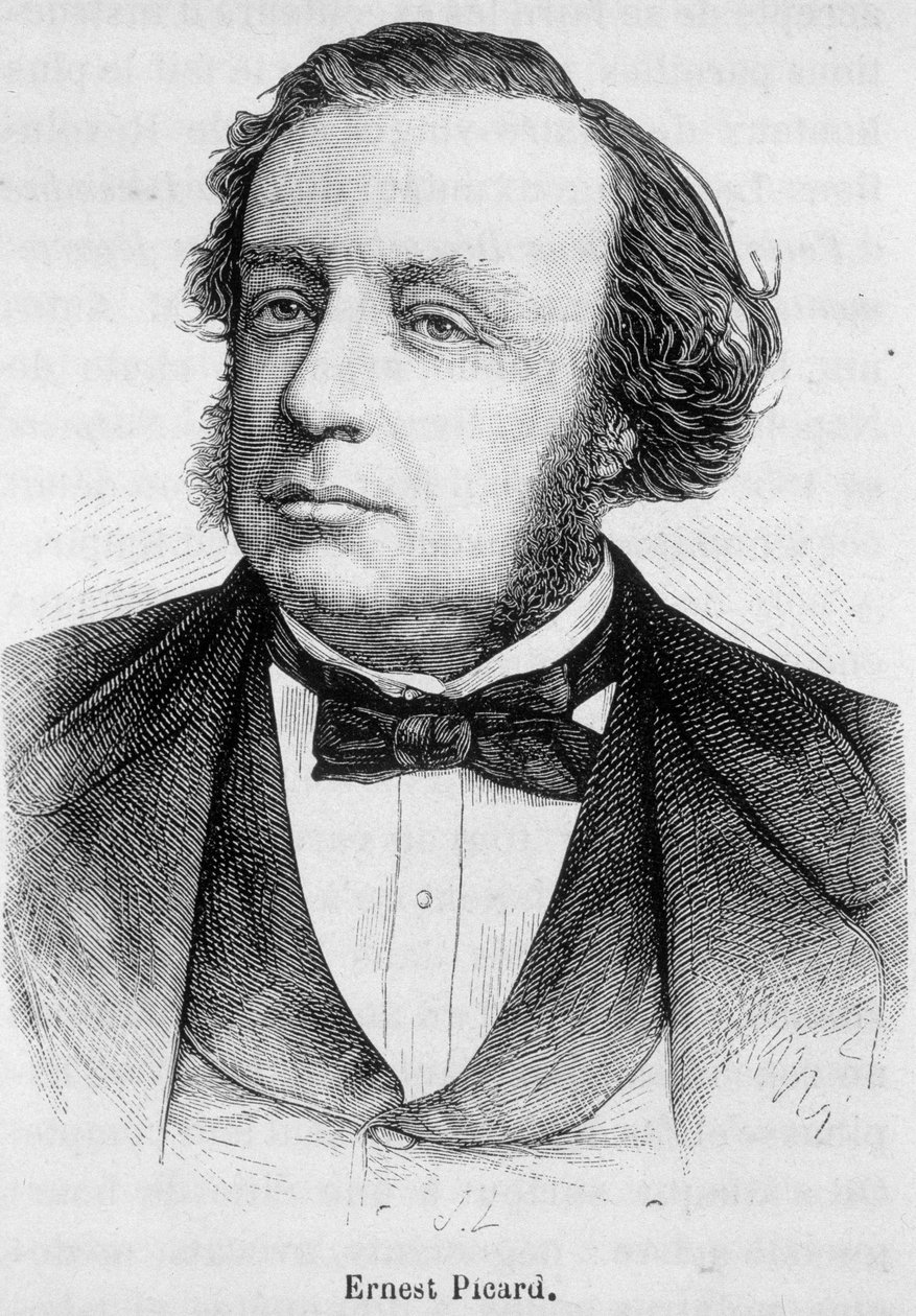 Portrét Ernesta Picarda, francouzského politika (1821-1877) od French School