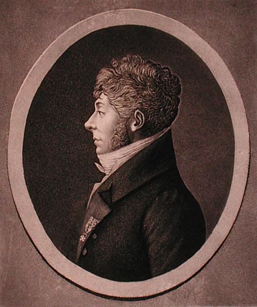 Portrét Etienna-Nicolase Mehula (1763-1817) vyryl Edme Quenedey (1756-1830) od French School