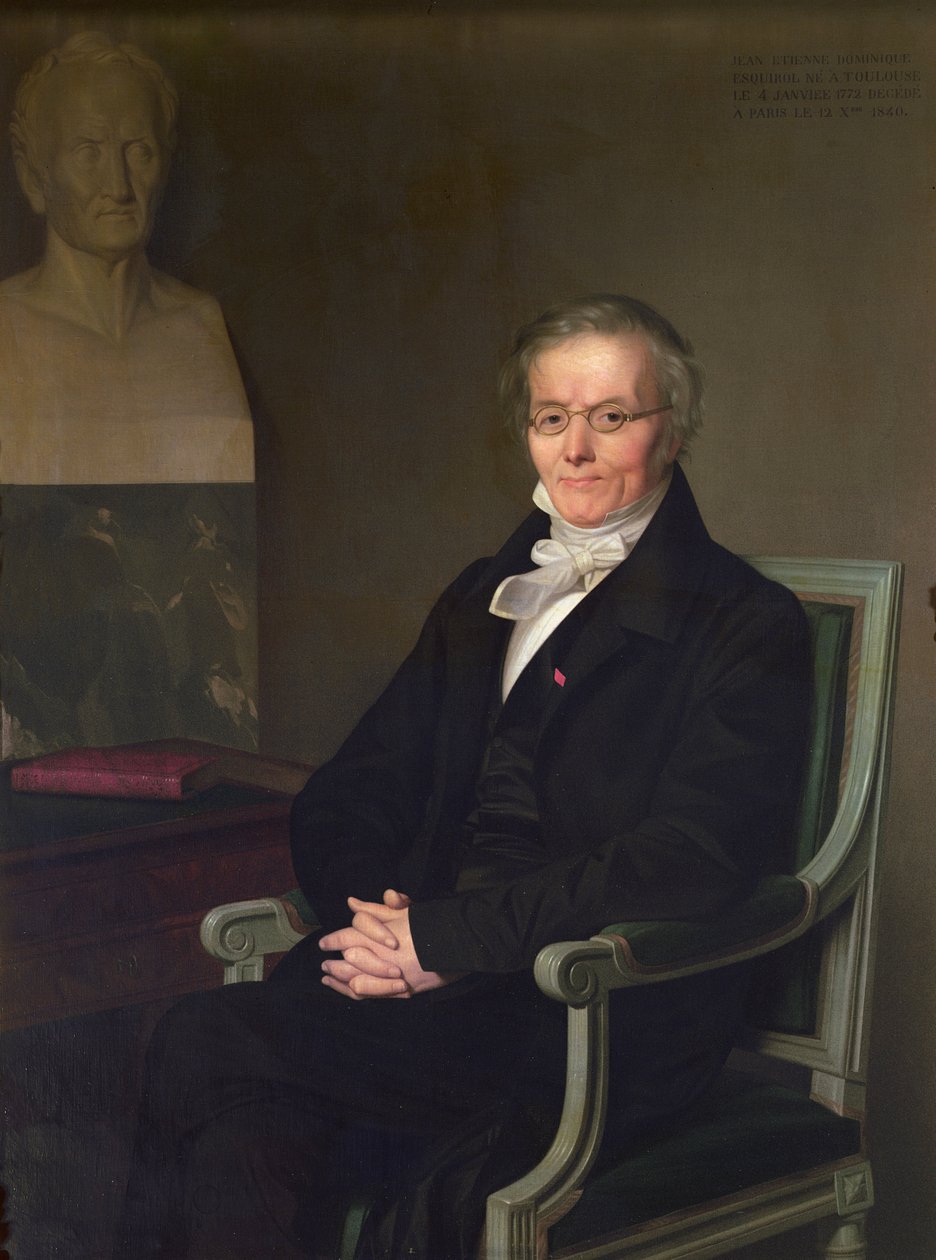 Portrét Etienna Esquirola (1772-1840) od French School