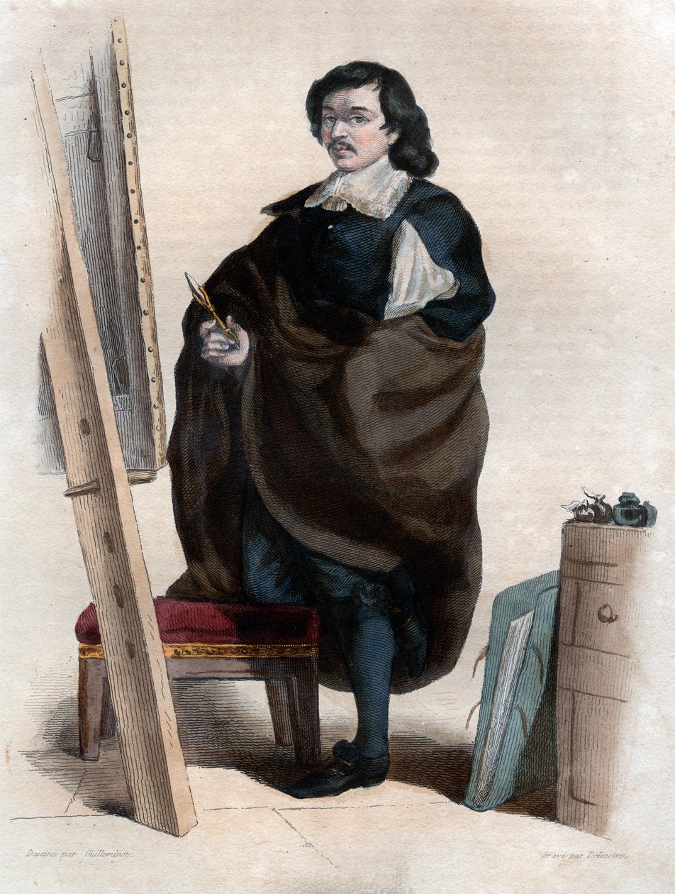 Portrét Eustache Le Sueur nebo Lesueur (1617-1655), francouzský malíř. od French School